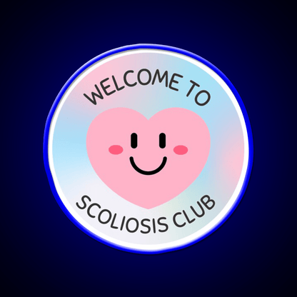 Welcome To Scoliosis Club Welcome Led Neon Sign Open Sign Rgb Color - Shineneon