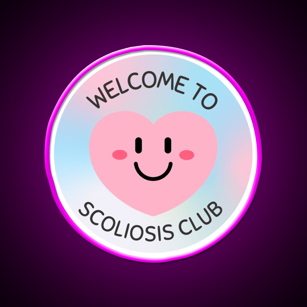 Welcome To Scoliosis Club Welcome Led Neon Sign Open Sign Rgb Color - Shineneon