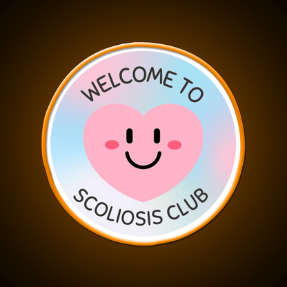 Welcome To Scoliosis Club Welcome Led Neon Sign Open Sign Rgb Color - Shineneon