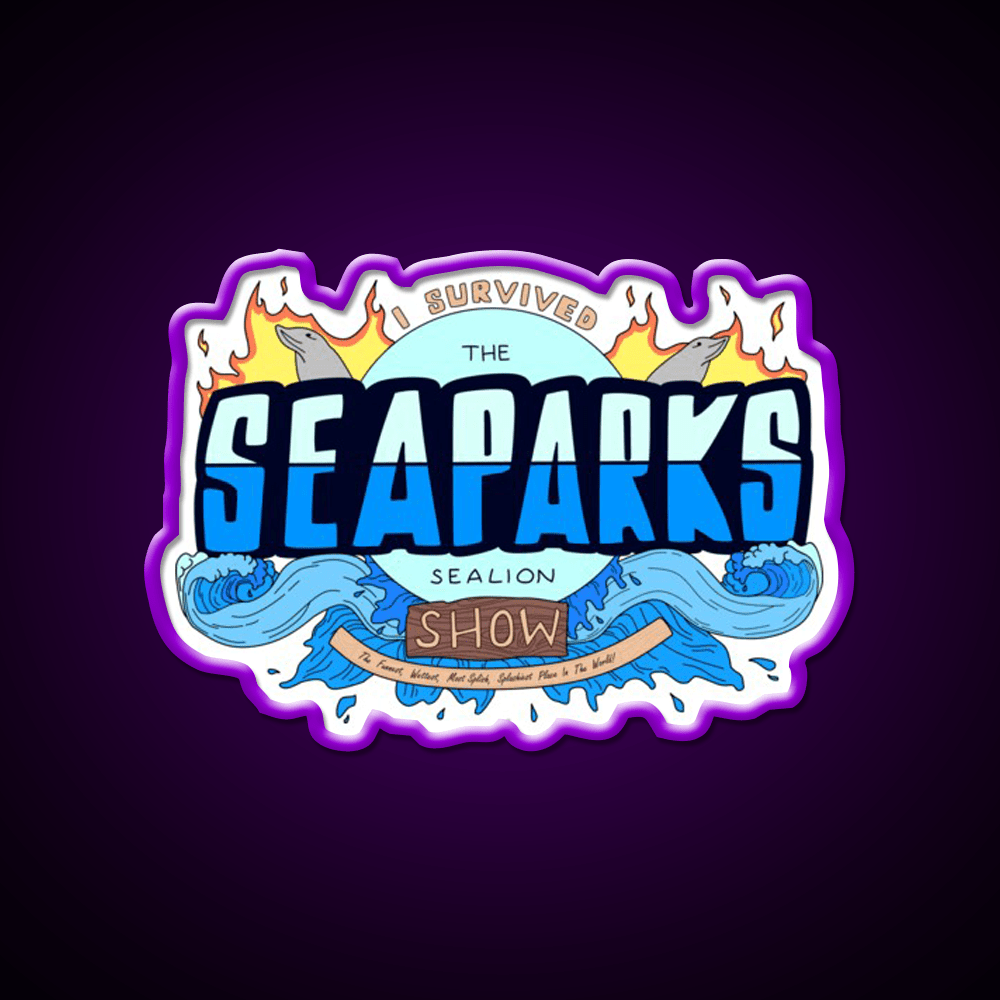 Welcome To Sea Parks Welcome Led Neon Sign Open Sign Rgb Color - Shineneon