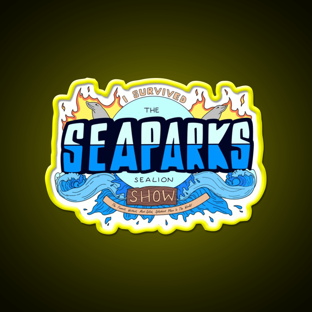 Welcome To Sea Parks Welcome Led Neon Sign Open Sign Rgb Color - Shineneon