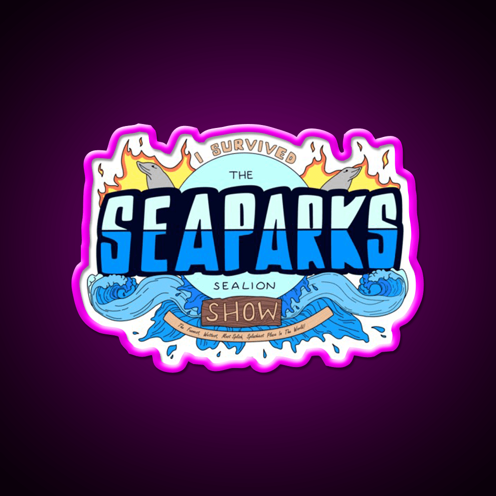 Welcome To Sea Parks Welcome Led Neon Sign Open Sign Rgb Color - Shineneon