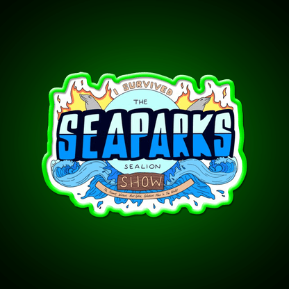 Welcome To Sea Parks Welcome Led Neon Sign Open Sign Rgb Color - Shineneon