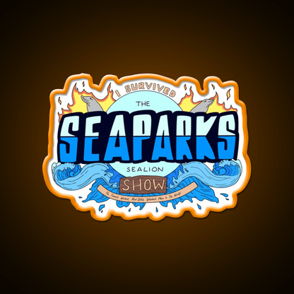 Welcome To Sea Parks Welcome Led Neon Sign Open Sign Rgb Color - Shineneon