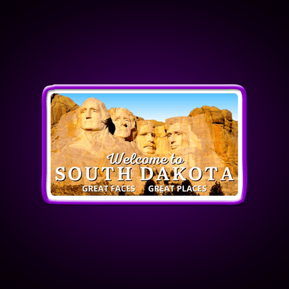 Welcome To South Dakota Welcome Led Neon Sign Open Sign Rgb Color - Shineneon