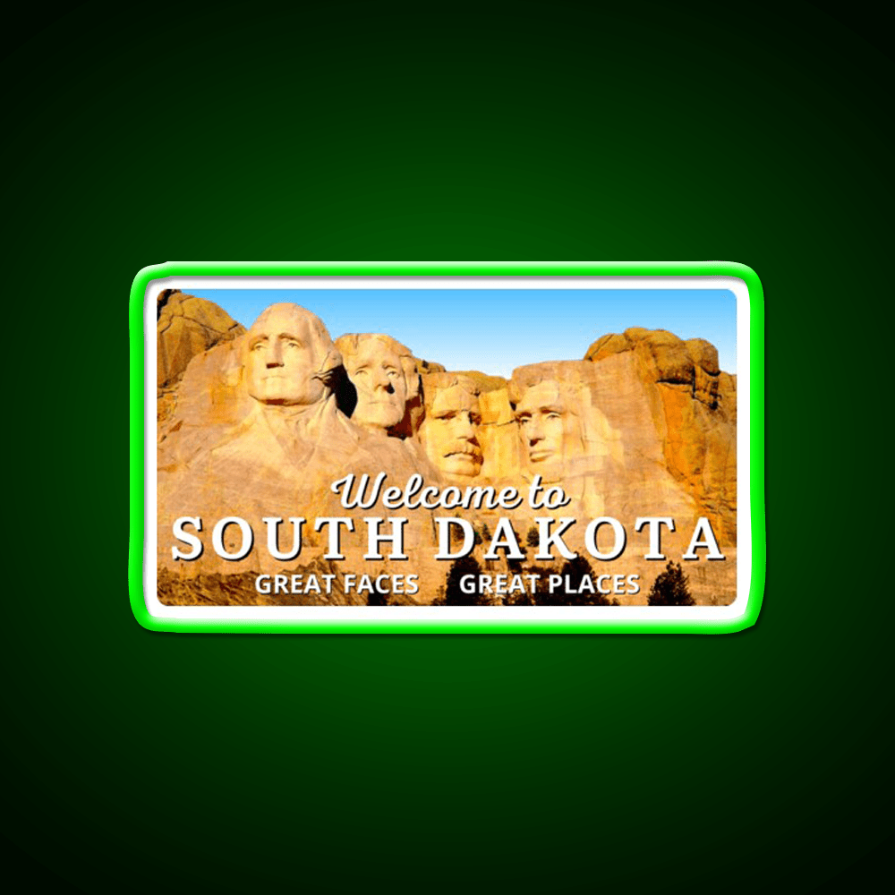 Welcome To South Dakota Welcome Led Neon Sign Open Sign Rgb Color - Shineneon
