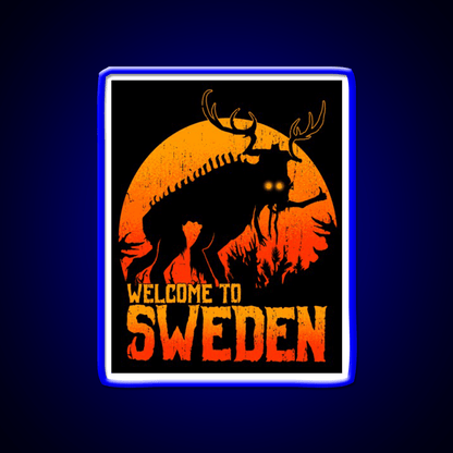Welcome To Sweden Welcome Led Neon Sign Open Sign Rgb Color - Shineneon
