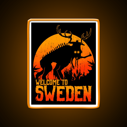 Welcome To Sweden Welcome Led Neon Sign Open Sign Rgb Color - Shineneon