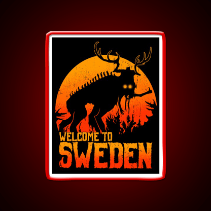 Welcome To Sweden Welcome Led Neon Sign Open Sign Rgb Color - Shineneon