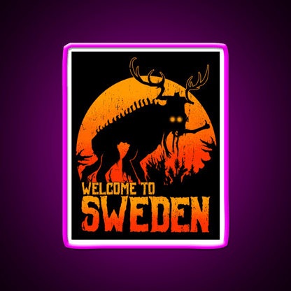 Welcome To Sweden Welcome Led Neon Sign Open Sign Rgb Color - Shineneon