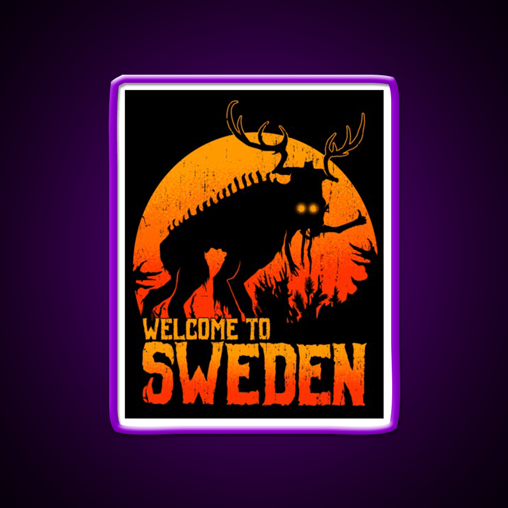 Welcome To Sweden Welcome Led Neon Sign Open Sign Rgb Color - Shineneon