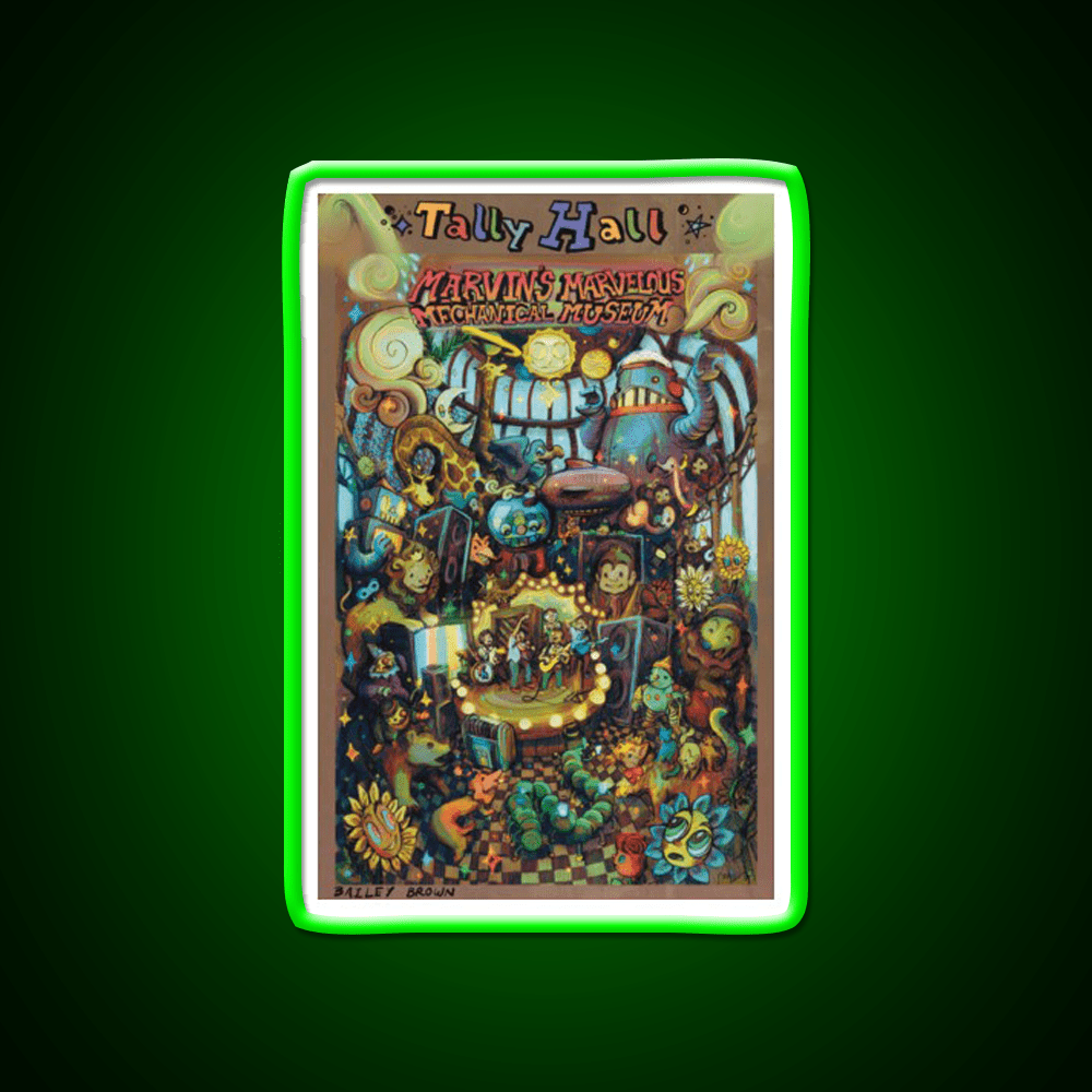 Welcome To Tally Hall Welcome Led Neon Sign Open Sign Rgb Color - Shineneon