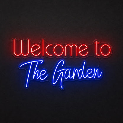 Welcome To The Garden LED Neon Sign main product image
