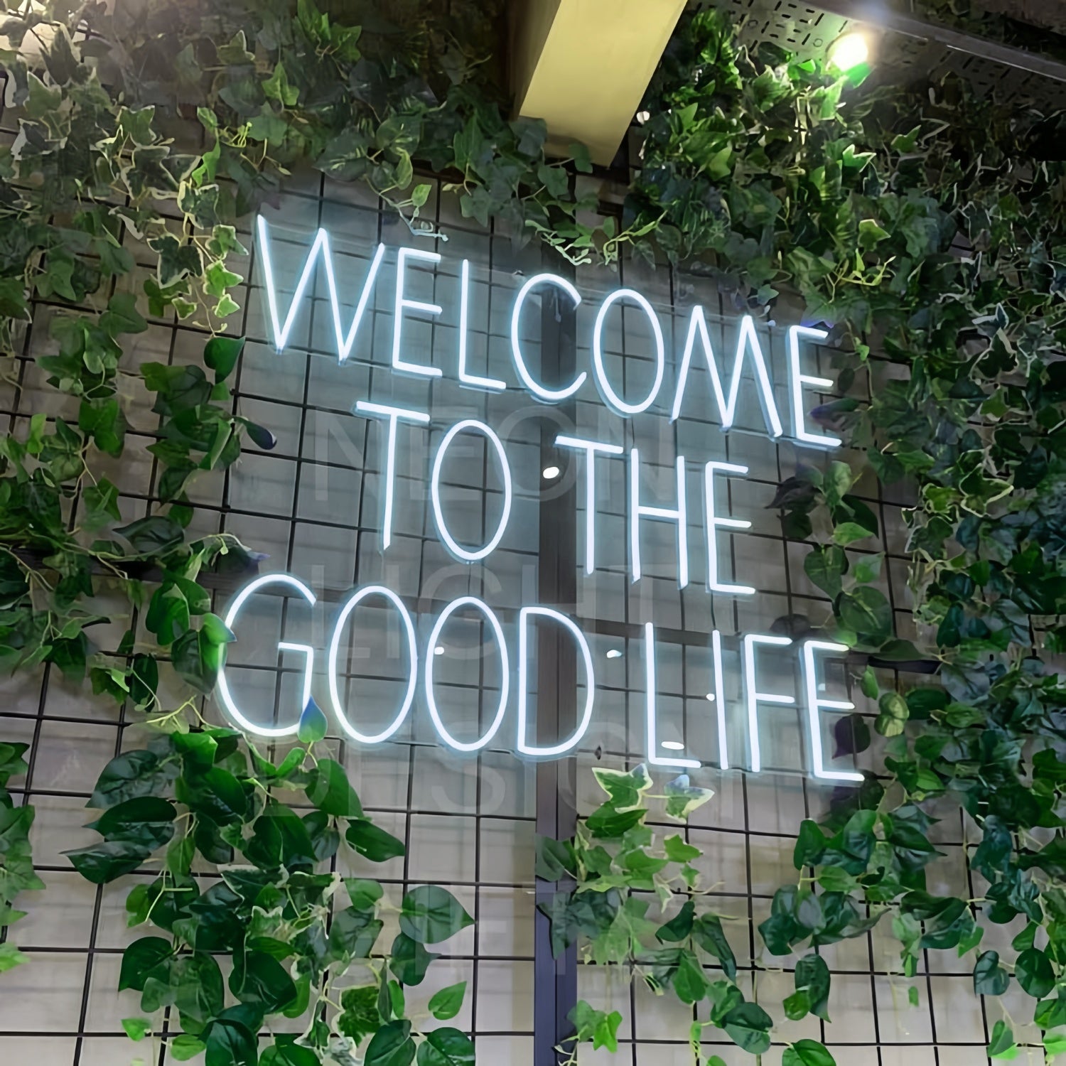 Welcome To The Good Life Illuminate Your Journey In Neon | Shineneon