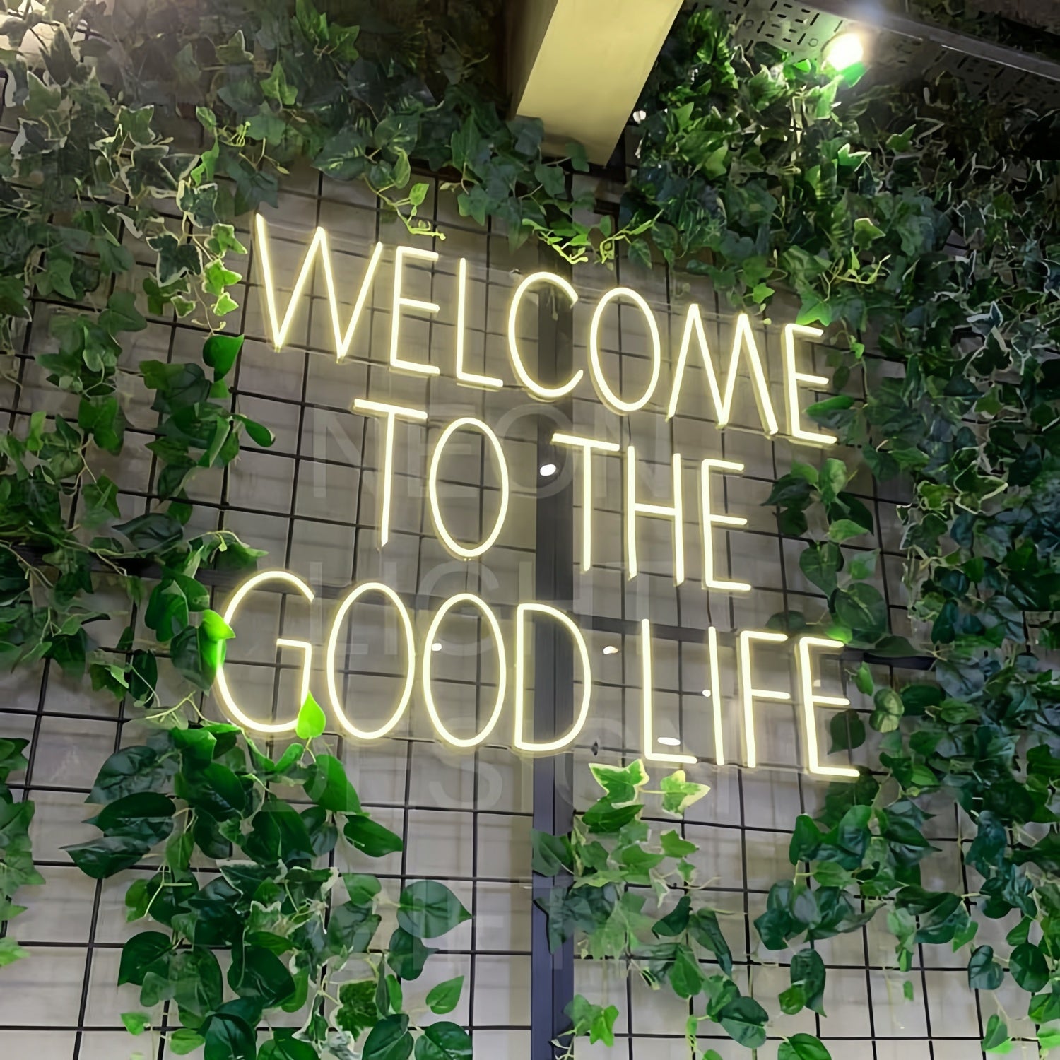 Welcome To The Good Life Illuminate Your Journey In Neon | Shineneon