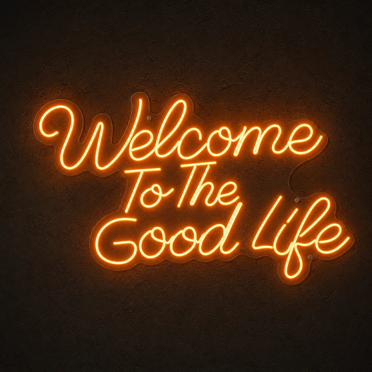 Welcome To The Good Life Wall Decor LED Neon Sign main product image