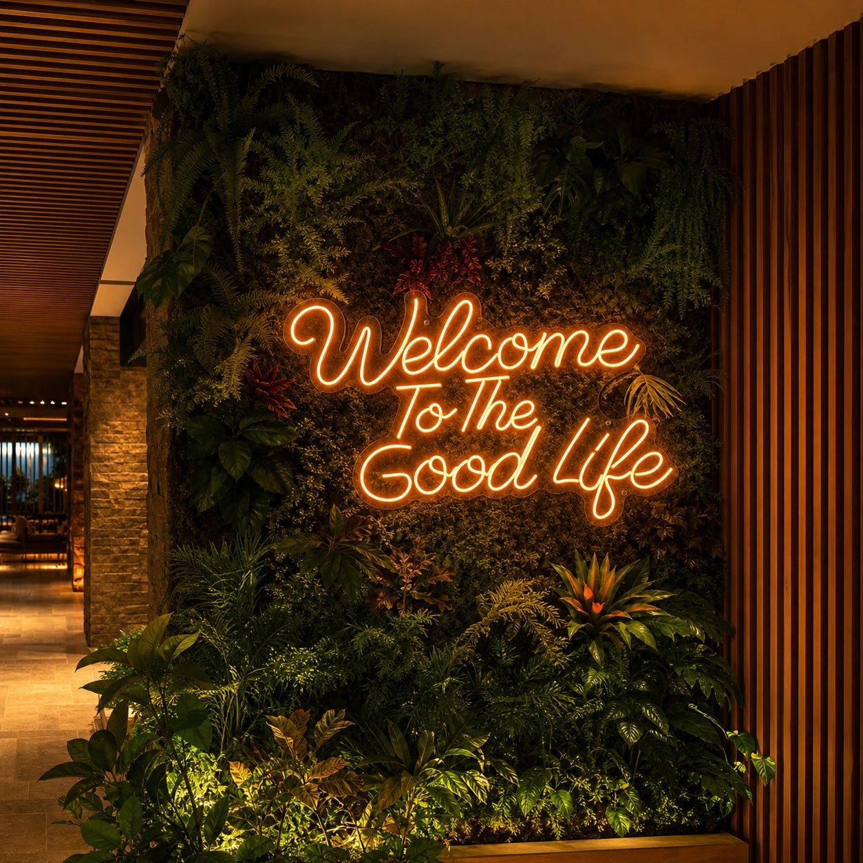 Welcome To The Good Life Wall Decor LED Neon Sign - Shineneon