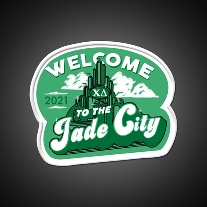 Welcome To The Jade City Welcome Led Neon Sign Open Sign Rgb Color - Shineneon