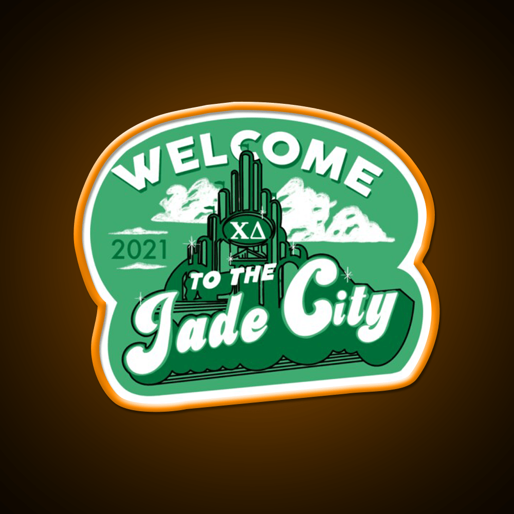 Welcome To The Jade City Welcome Led Neon Sign Open Sign Rgb Color - Shineneon