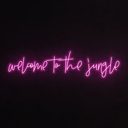 Welcome To The Jungle Led Neon Sign | Shineneon