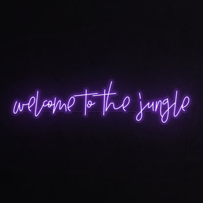 Welcome To The Jungle Led Neon Sign | Shineneon