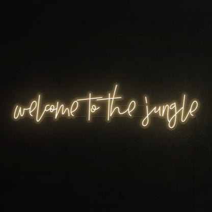 Welcome To The Jungle Led Neon Sign | Shineneon
