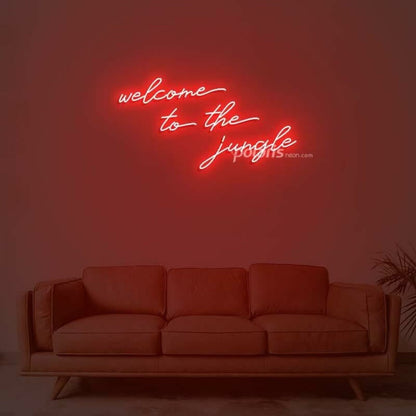 Welcome To The Jungle Led Neon Sign For Fun - Shineneon