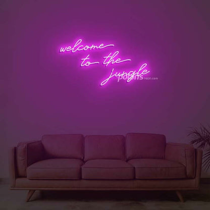 Welcome To The Jungle Led Neon Sign For Fun - Shineneon