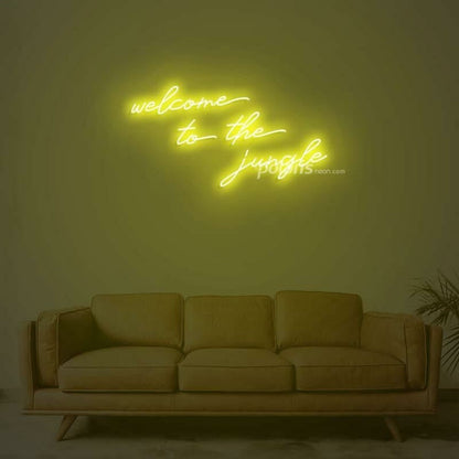 Welcome To The Jungle Led Neon Sign For Fun - Shineneon