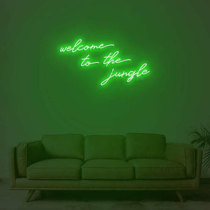 Welcome To The Jungle Led Neon Sign For Fun - Shineneon