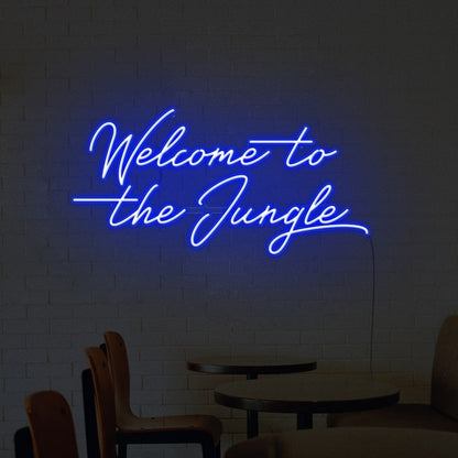 Welcome To The Jungle Led Neon Sign Wall Art | Shineneon