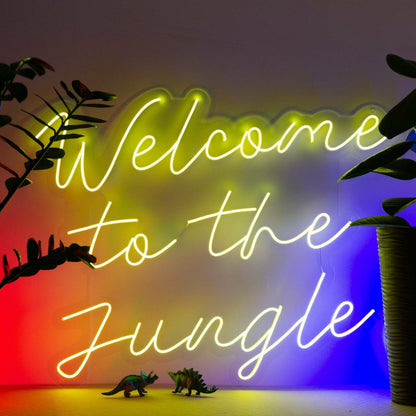 Welcome To The Jungle Led Neon Sign_1 | Shineneon