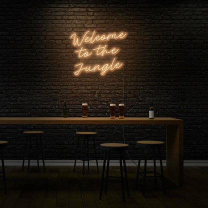 Welcome To The Jungle Led Neon Sign_1 | Shineneon