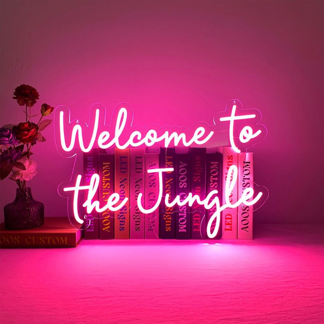 Welcome To The Jungle Led Sign Business Neon Sign - Shineneon