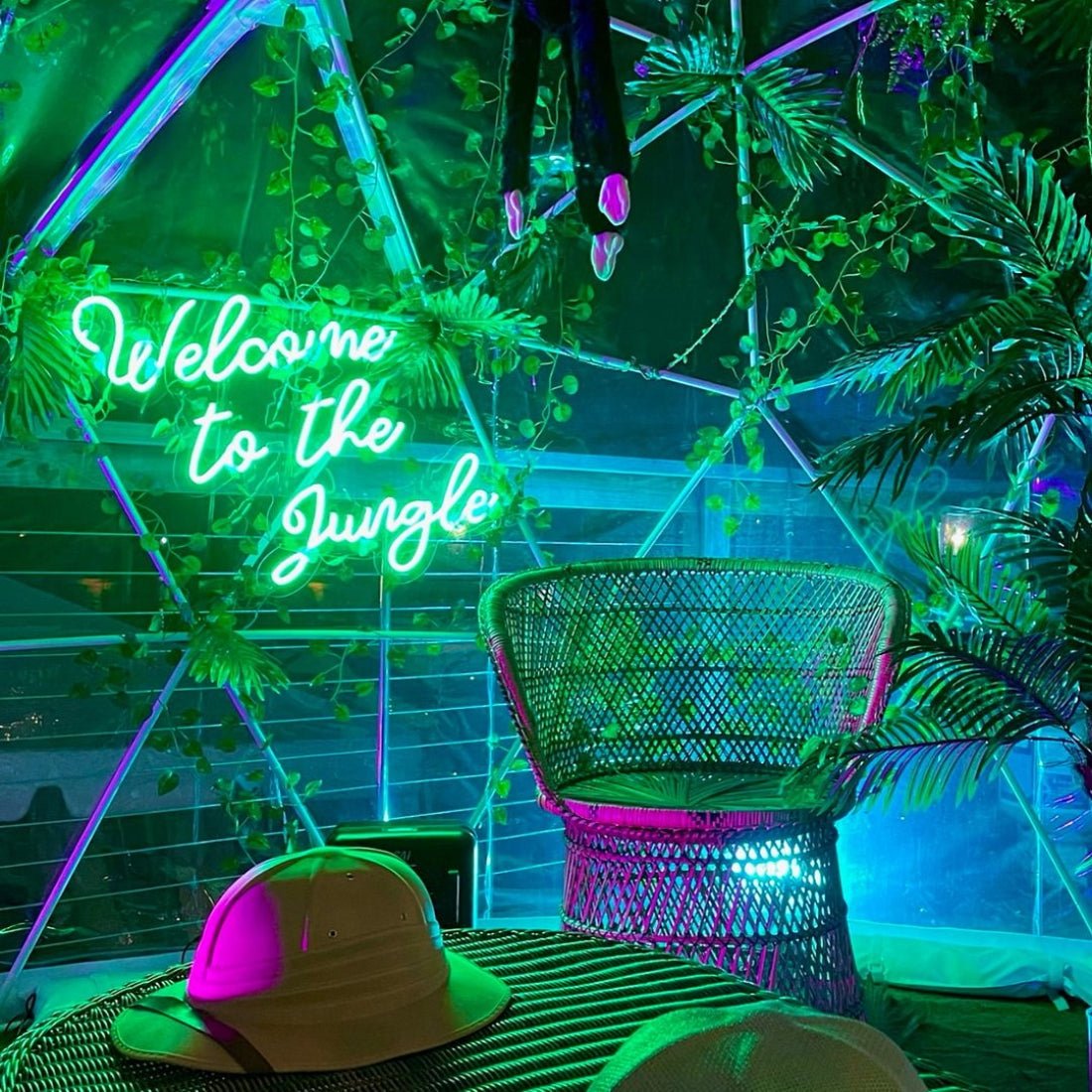 Welcome To The Jungle Led Sign Business Neon Sign For Home - Shineneon