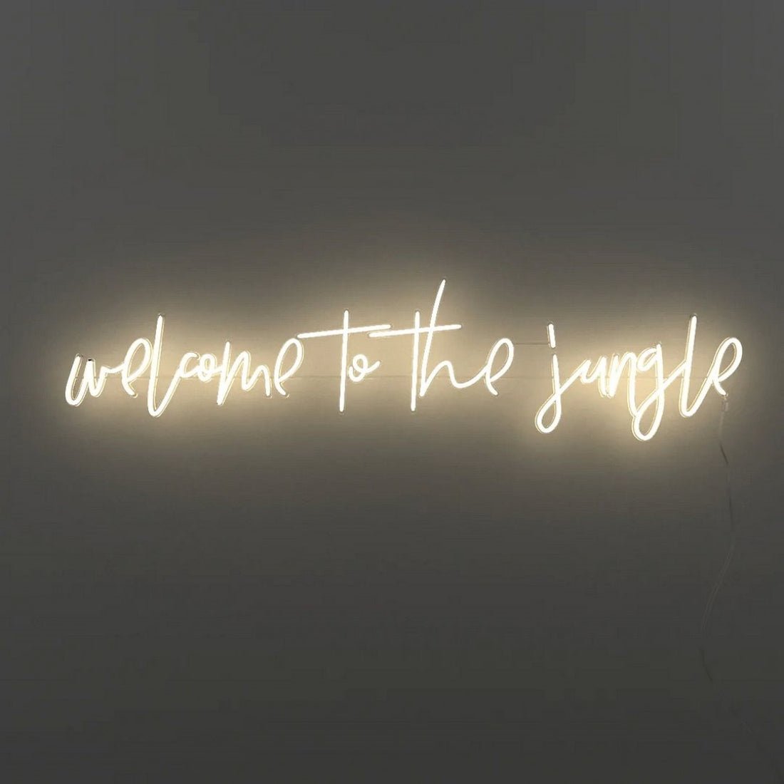 Welcome To The Jungle Led Sign Business Neon Sign For Room - Shineneon