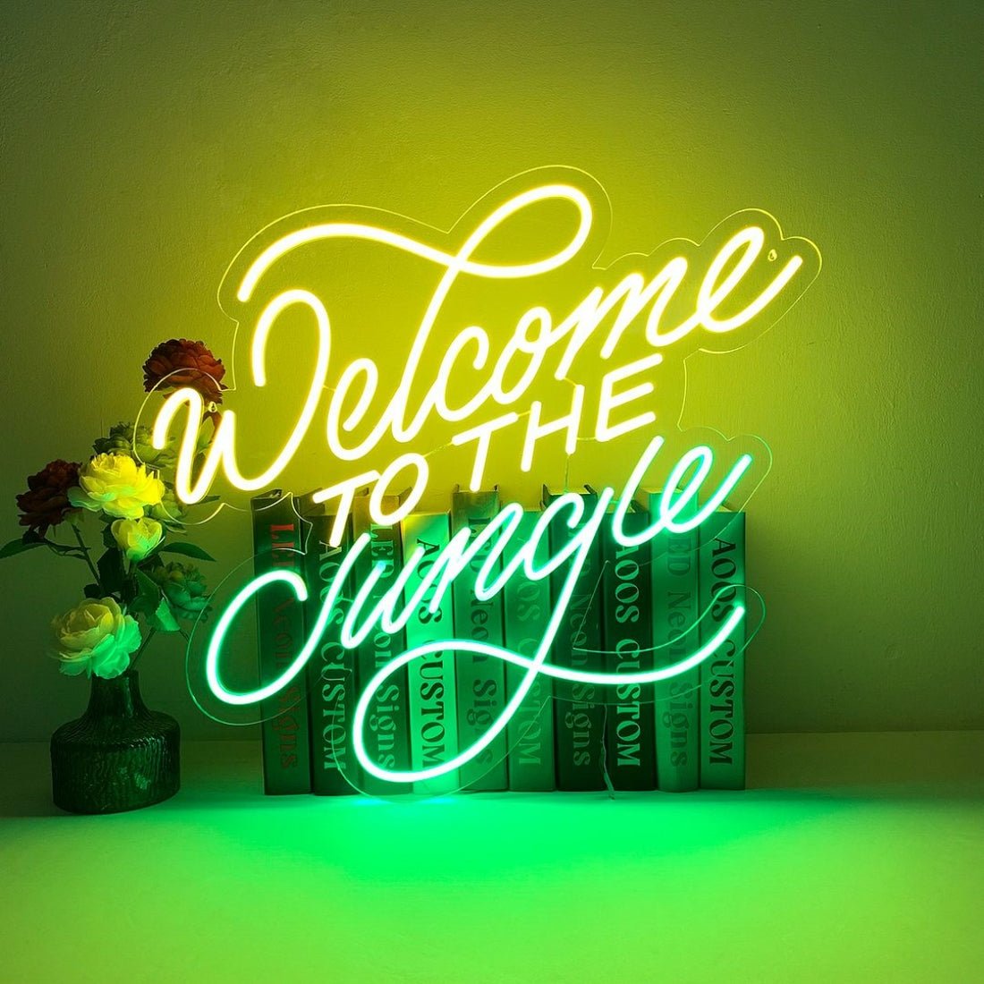 Welcome To The Jungle Led Sign Business Neon Signs - Shineneon