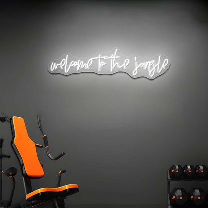 Welcome To The Jungle Neon Signs Wall Decor - Shineneon