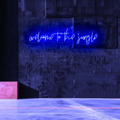 Welcome To The Jungle Neon Signs Wall Decor - Shineneon