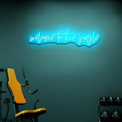 Welcome To The Jungle Neon Signs Wall Decor