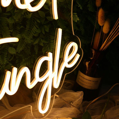 Welcome To The Jungle Yellow Led Neon Sign - Shineneon