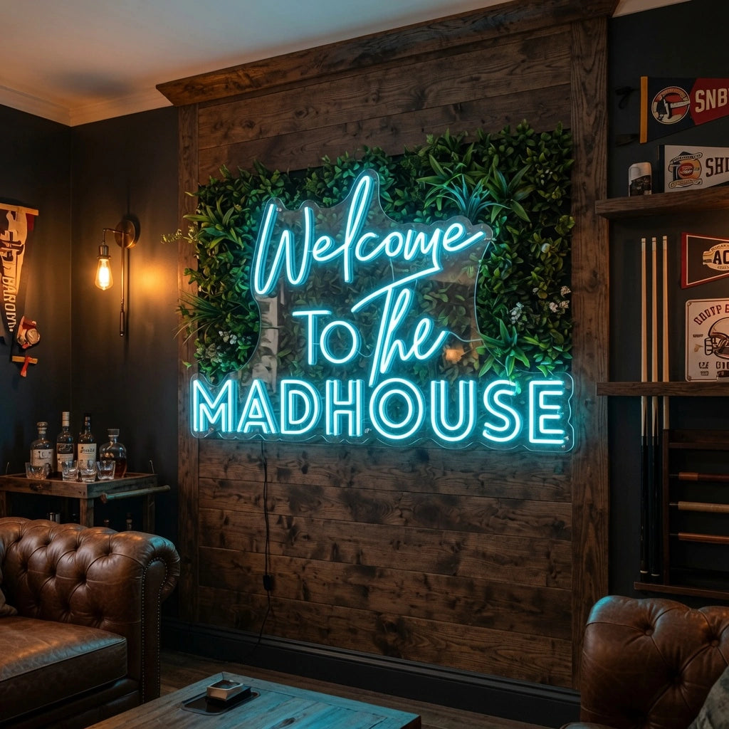 Welcome To The Madhouse LED Neon Sign Wall Decor - 02 High-Converting Product Image