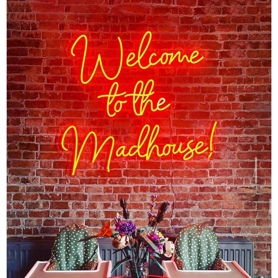 Welcome To The Madhouse Led Sign Business Neon Sign - Shineneon