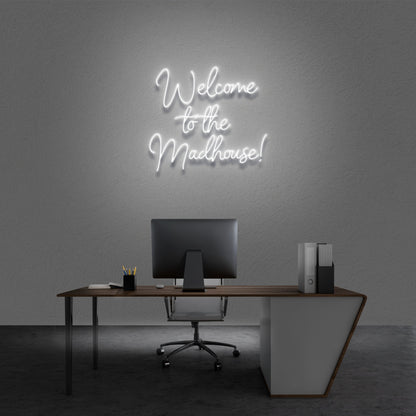 Welcome To The Madhouse Neon Sign | Shineneon