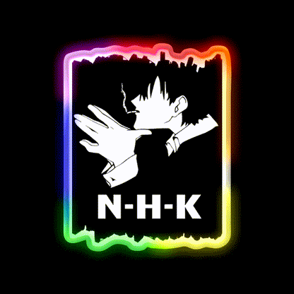 Welcome To The Nhk Welcome Led Neon Sign Open Sign Rgb Color - LED neon sign close-up detail