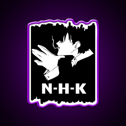 Welcome To The Nhk Welcome Led Neon Sign Open Sign Rgb Color - Shineneon