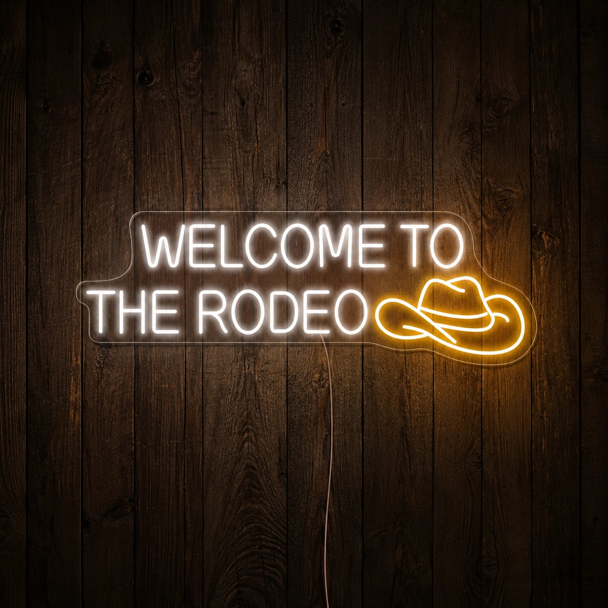 Welcome To The Rodeo Neon Sign LED Neon Sign high-converting product image