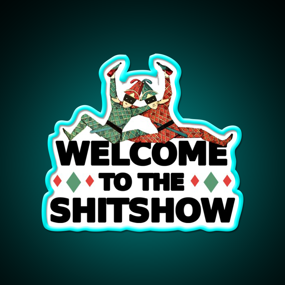 Welcome To The Shitshow Drinking Buddies Man Cave Bar Led Neon Sign Rgb Color