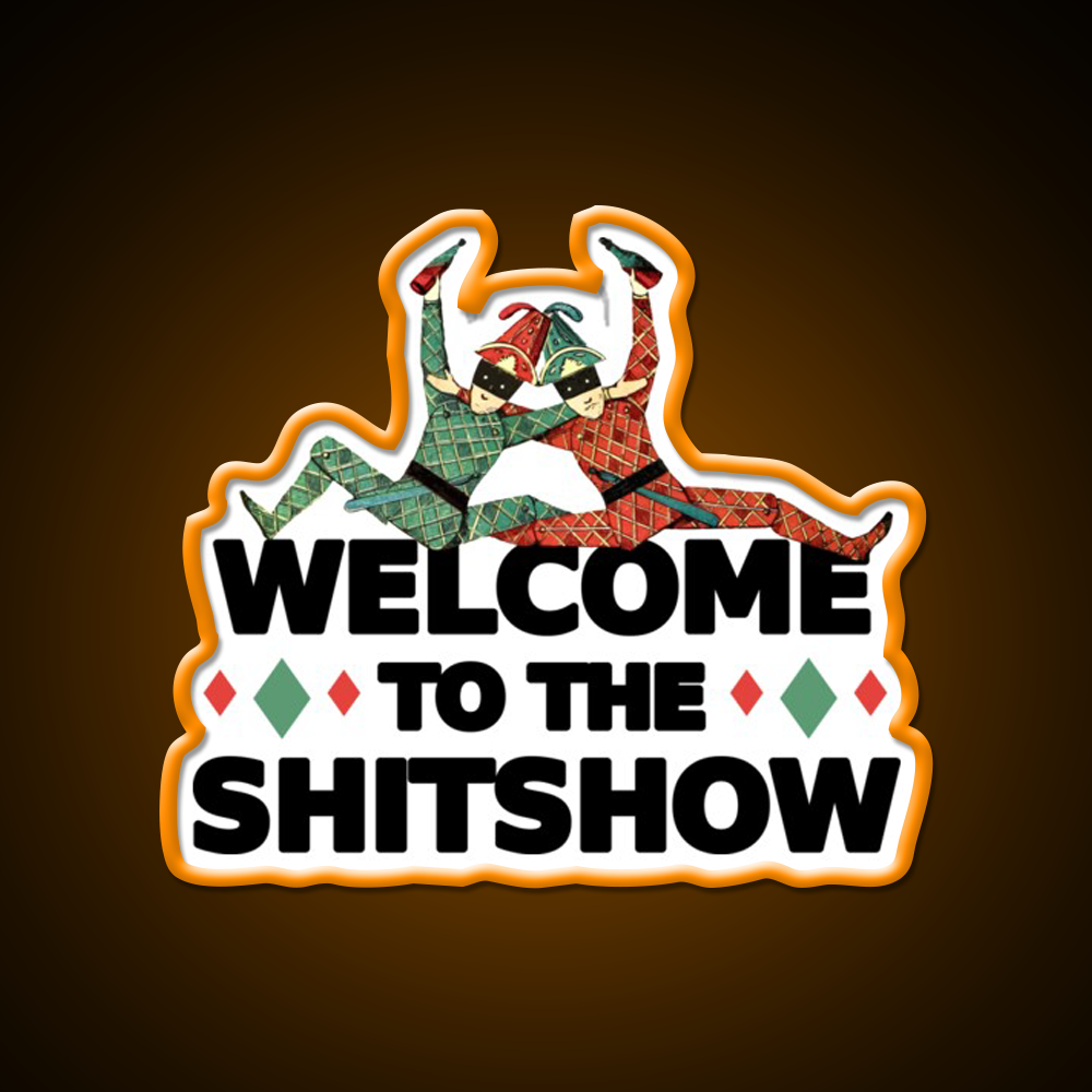 Welcome To The Shitshow Drinking Buddies Man Cave Bar Led Neon Sign Rgb Color