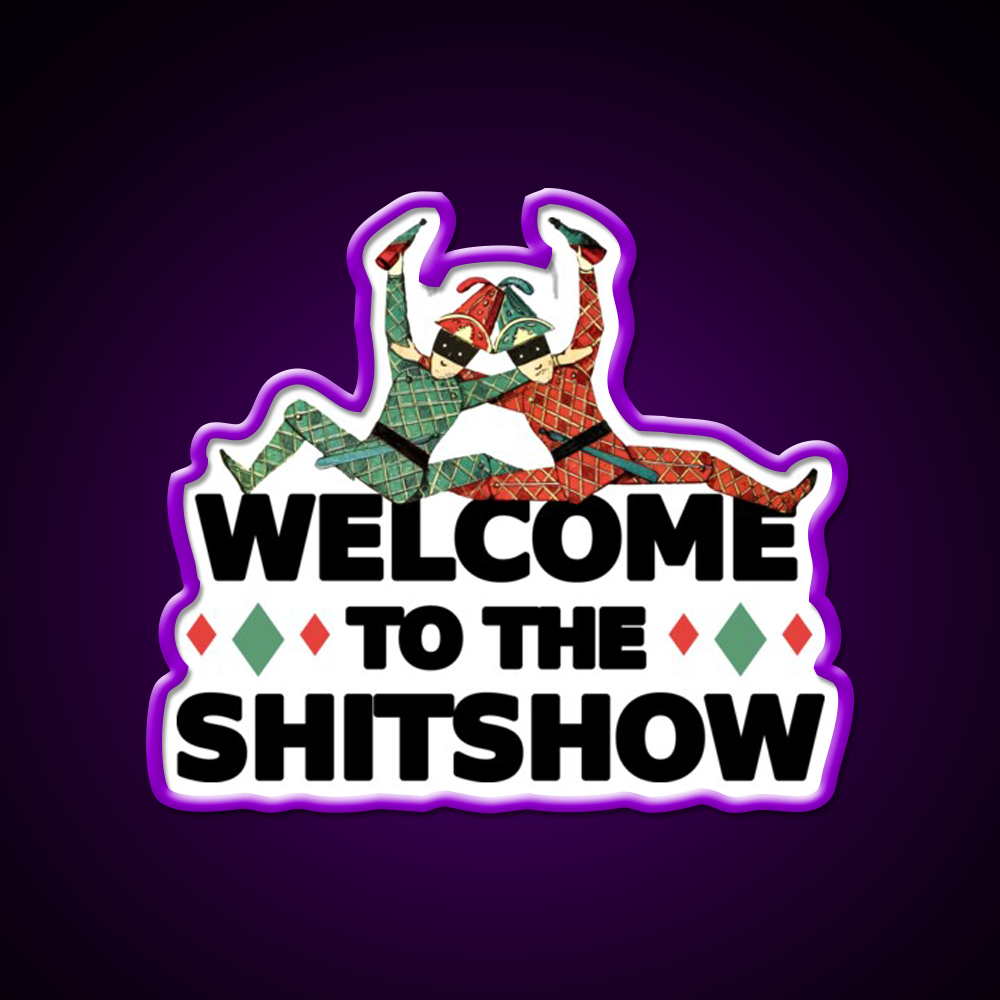Welcome To The Shitshow Drinking Buddies Man Cave Bar Led Neon Sign Rgb Color